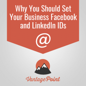Set Facebook and LinkedIn IDs