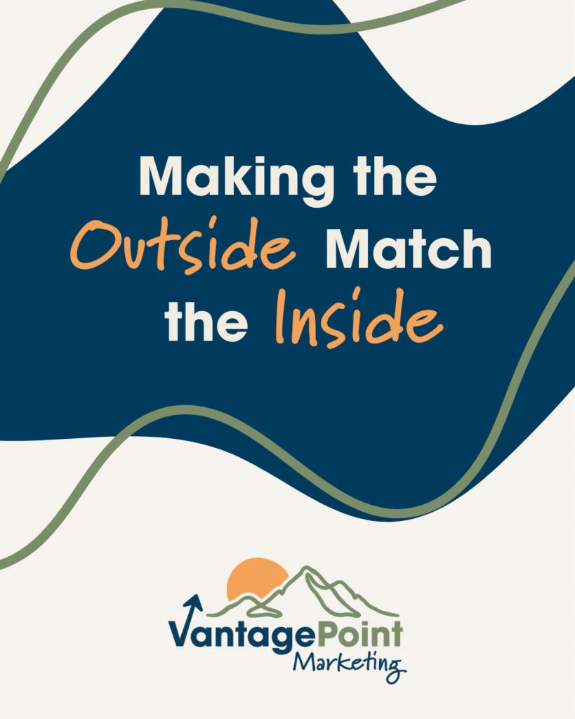 making the outside match the inside