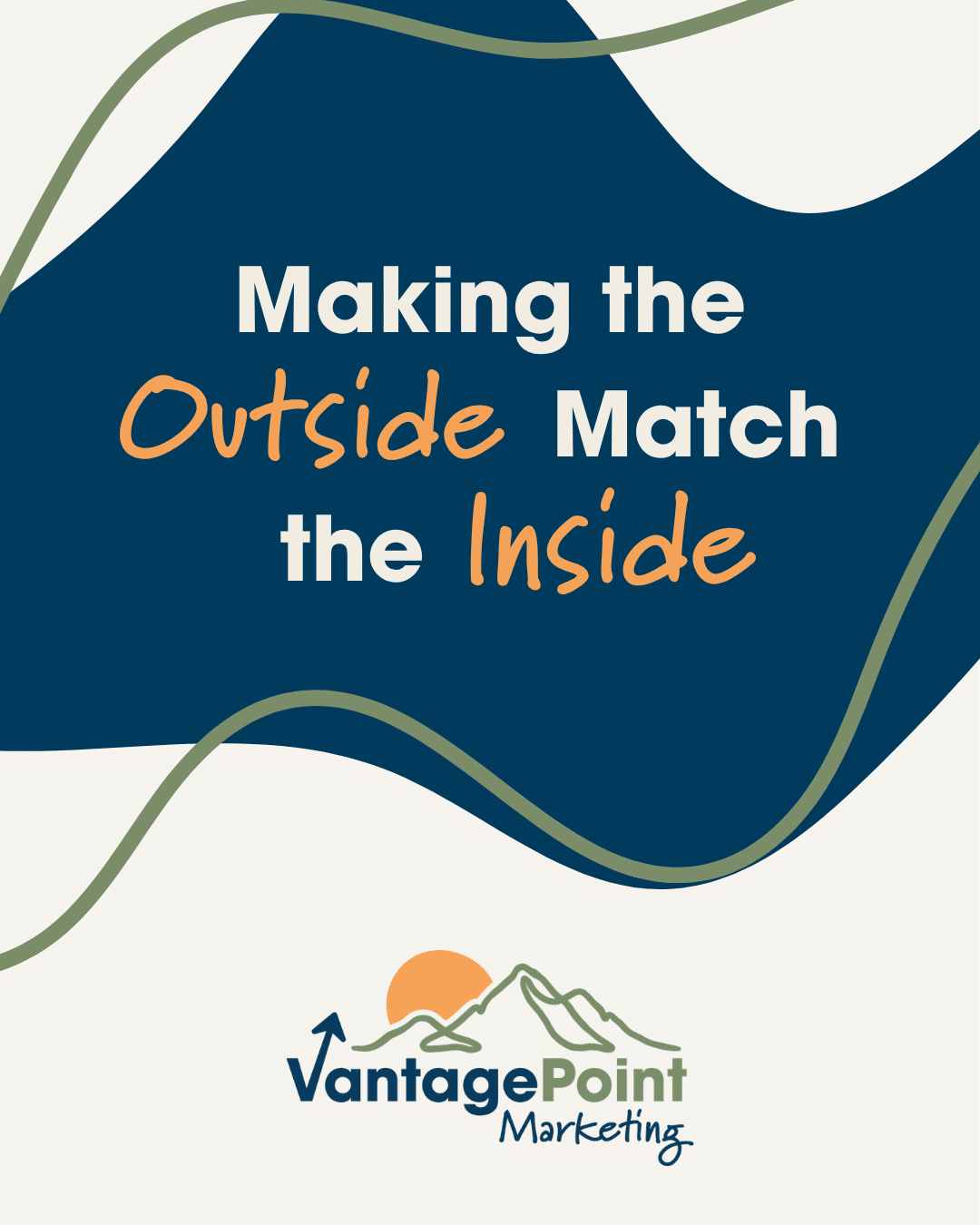 making the outside match the inside
