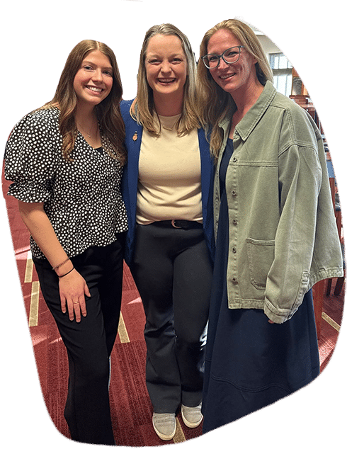vantagepoint marketing owners heather and katie cutout