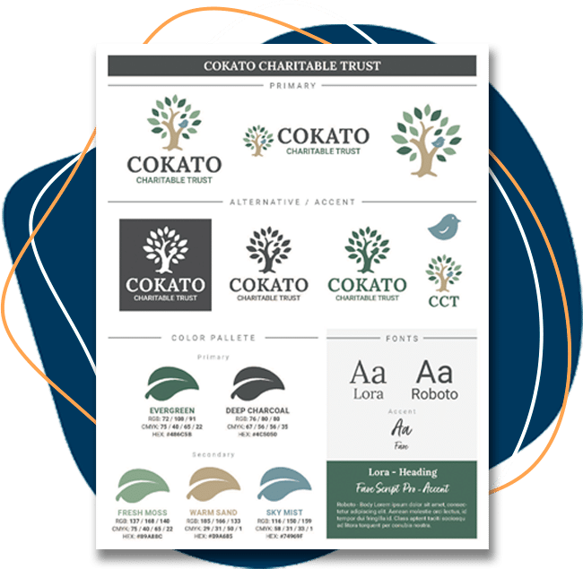cokato branding style guide sheet