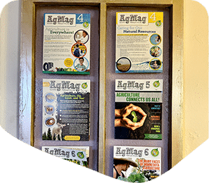 agmag book series in a photo frame