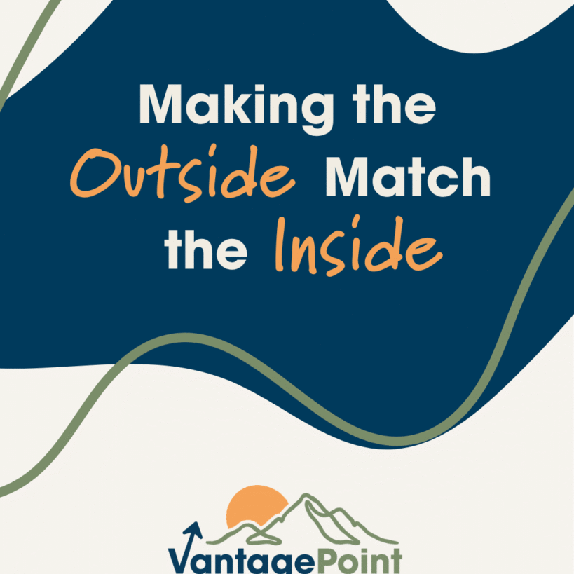making the outside match the inside