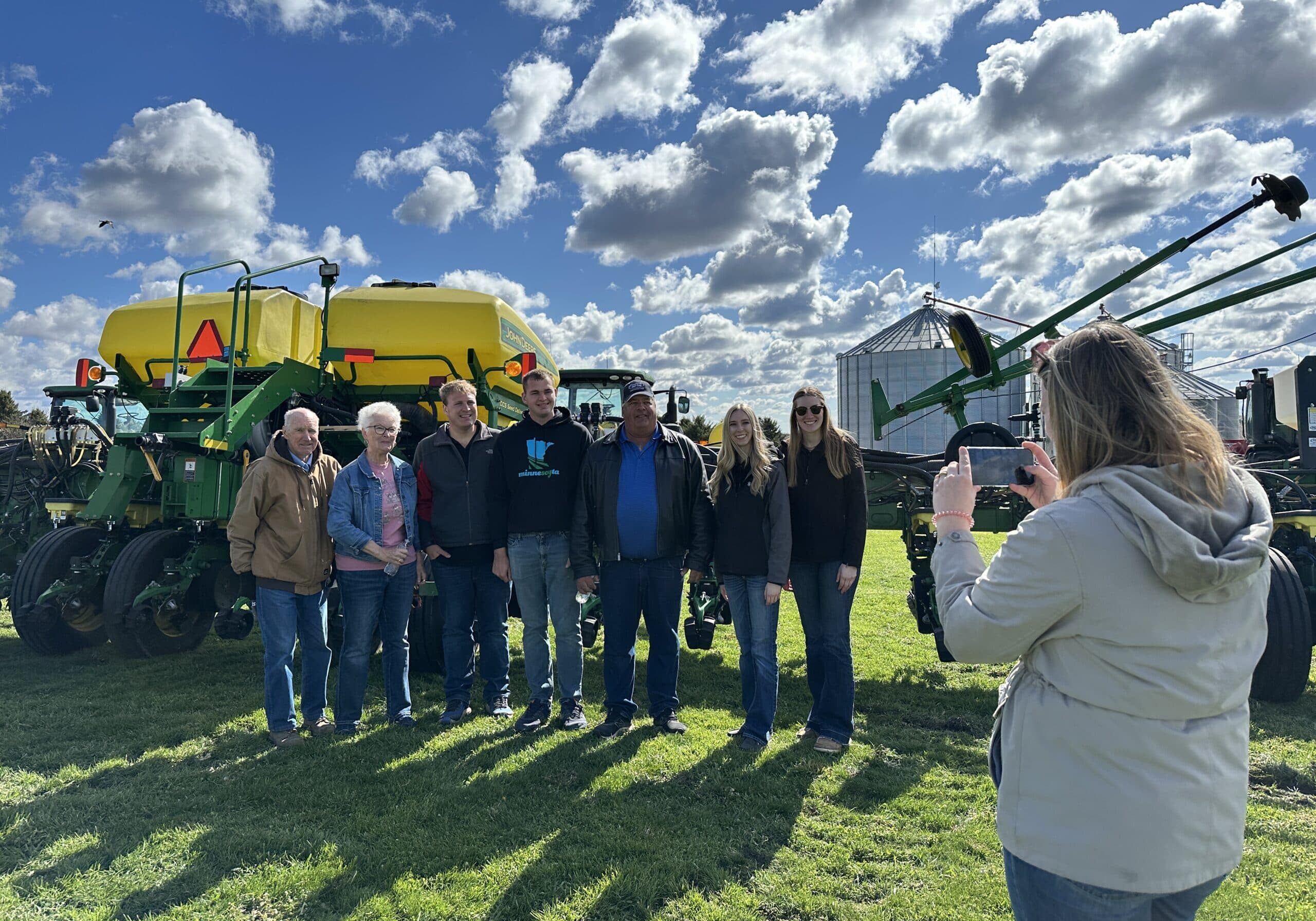 vp taking photos at maitc farm camp event